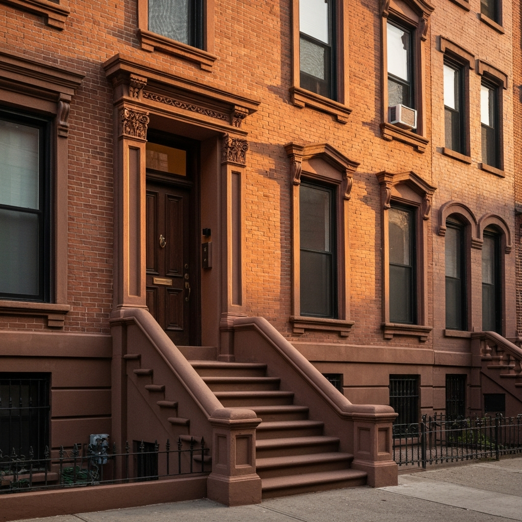 SK Elite Construction — Brownstone facade restoration in NYC